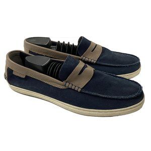 Cole Haan Slip On Sneakers Shoes navy blue size 11.5